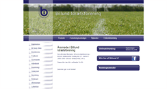 Desktop Screenshot of billund-if.dk